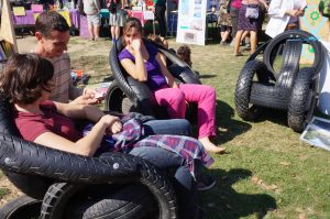 salon en gomme